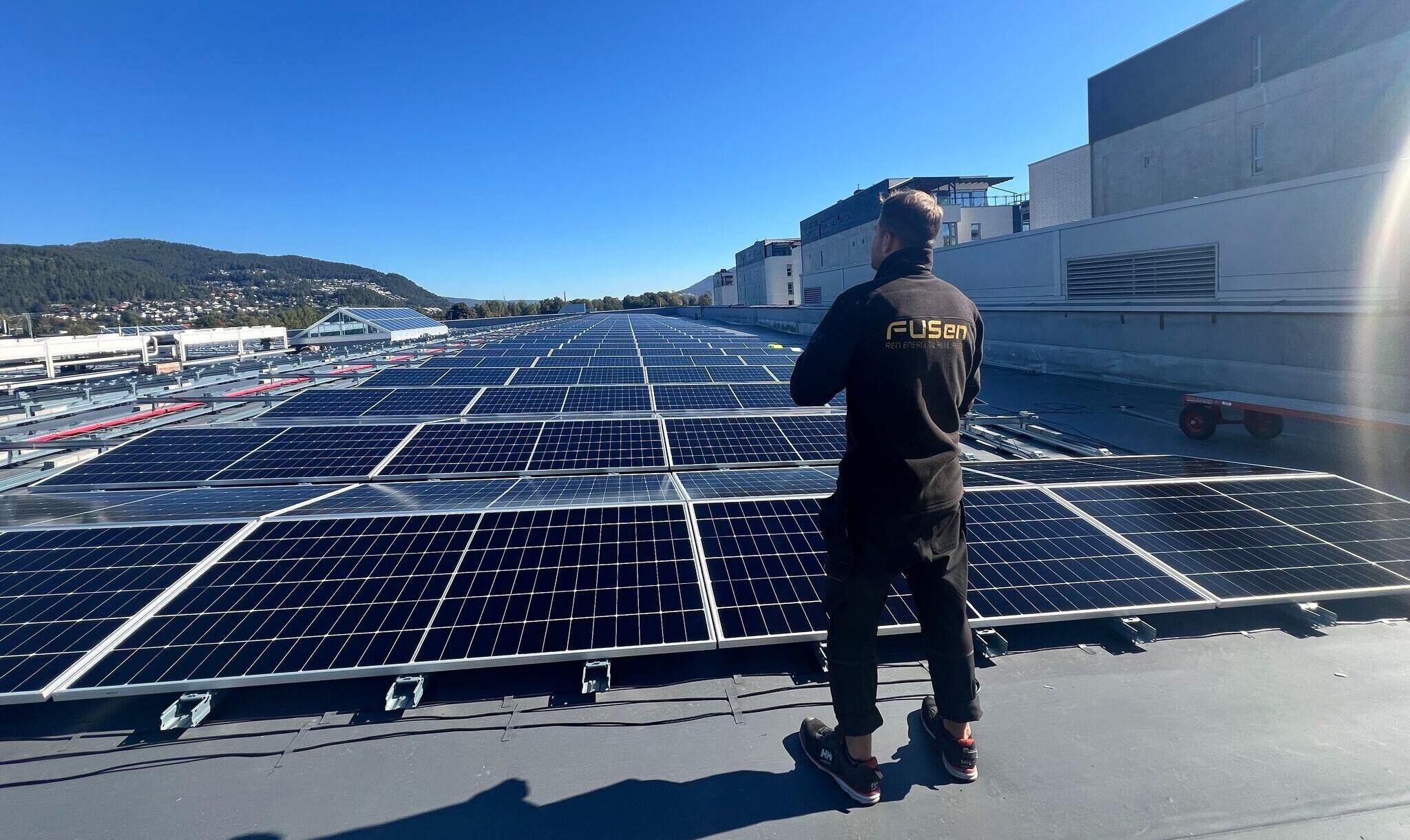 Solceller på tak
